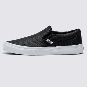SLIP-ON PERF LEATHER SHOE